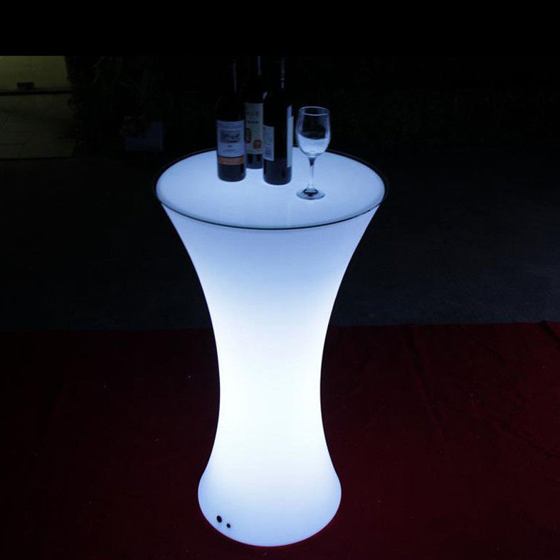 Evento night club ragazzo alto luminoso led tavolo da cocktail illuminazione portatile alto top RGB tavolo da cocktail