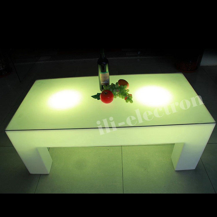 4 gambe Tavolo da cocktail a luce a LED, 16 colori cambiabile Tavolo a luce a LED telecomando