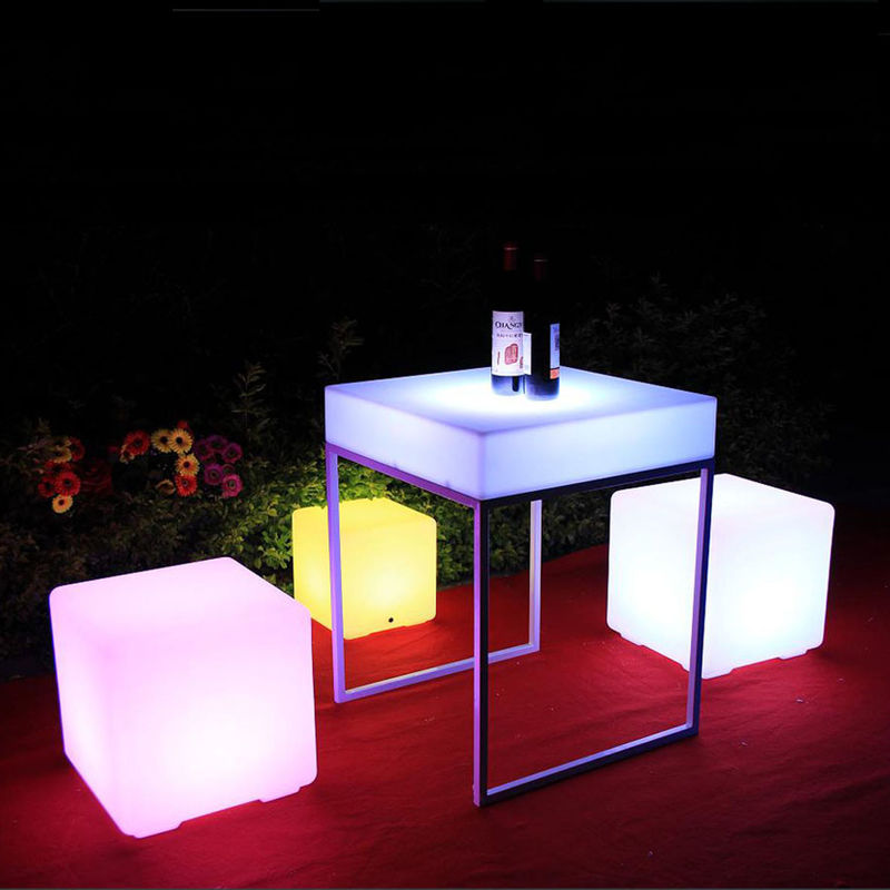 40Cm Remote Control Patio Lampada LED Cubo Lanterna LED Fonte di luce per il patio di intrattenimento